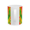 Rainbow Heart Tie-Dye Ceramic Mug | JamminOn