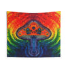 Psychedelic Mushroom Mandala Tie-Dye Wall Tapestry | JamminOn