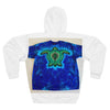 Blue Ocean Sea Turtle Tie-Dye AOP Hoodie | JamminOn