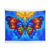 Blue Moth Tie-Dye Psychedelic Wall Tapestry | JamminOn