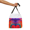 Rainbow Heart Tie-Dye Tote Bag | JamminOn