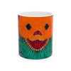 Orange Bear Radial Psychedelic Tie-Dye Coffee Mug | JamminOn