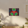 Triple Dancing Bears Tie-Dye Canvas Print | JamminOn