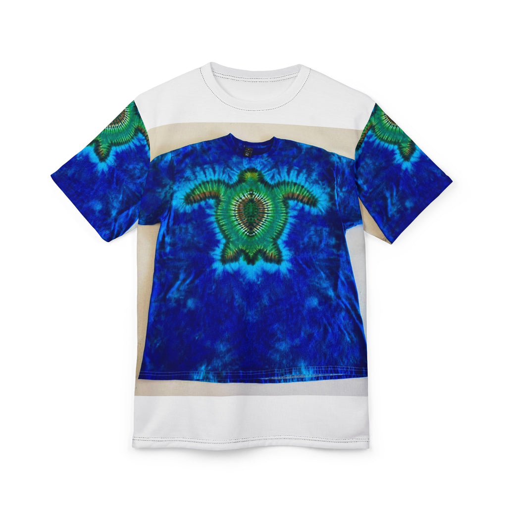 Blue Ocean Sea Turtle Tie-Dye AOP Shirt - JamminOn