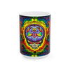 Stealie Skull Bear Heart Tie-Dye Ceramic Mug | JamminOn