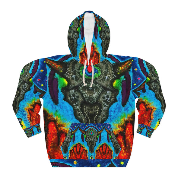Buffalo Skull Tie-Dye AOP Hoodie | JamminOn
