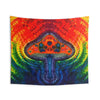 Psychedelic Mushroom Mandala Tie-Dye Wall Tapestry | JamminOn