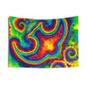 Om Symbol Rainbow Tie-Dye Wall Tapestry | JamminOn