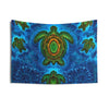 Sea Turtle Family Tie-Dye Wall Tapestry | JamminOn