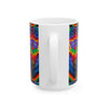 Purple Bear Chevron Tie-Dye Ceramic Mug | JamminOn