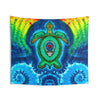 Hawaiian HONU Tie-Dye Wall Tapestry | JamminOn