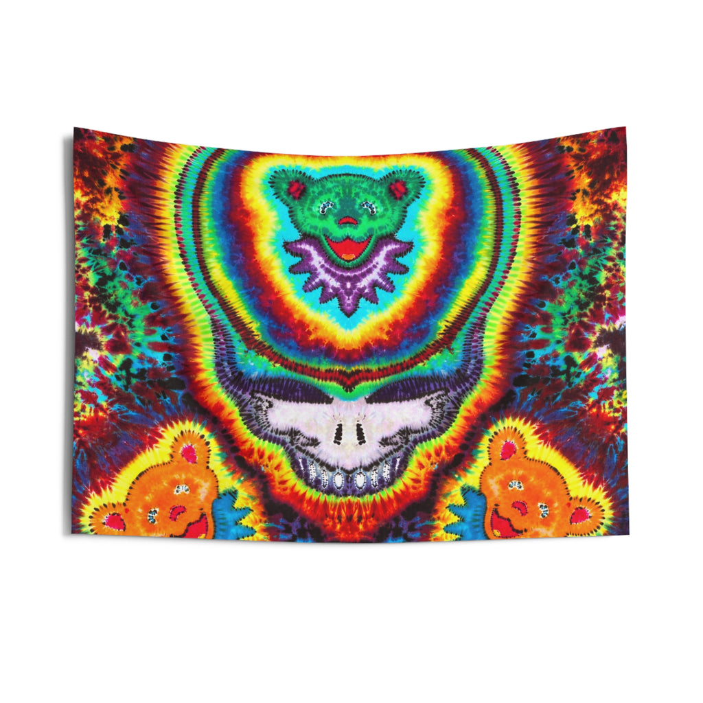 Jeremy's Bears Tie-Dye Wall Tapestry | JamminOn