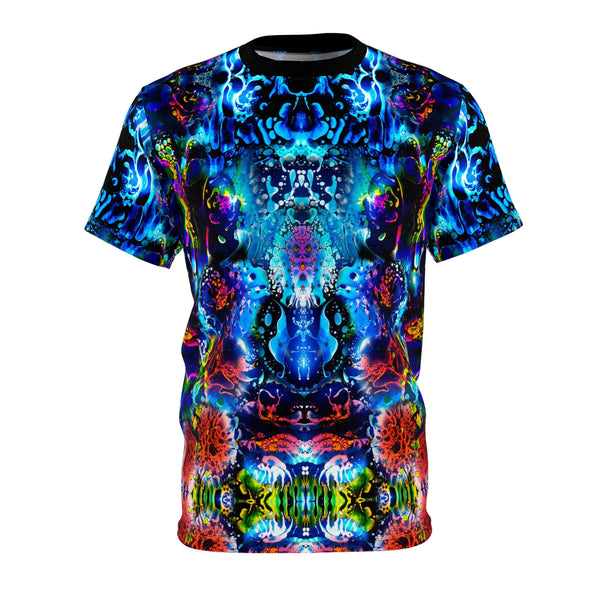 Coral Liquid Light All Over Print Shirt