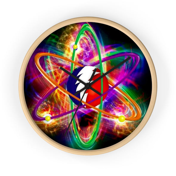 Psychedelic Tie-Dye Wall Clock | JamminOn Festival Home Decor