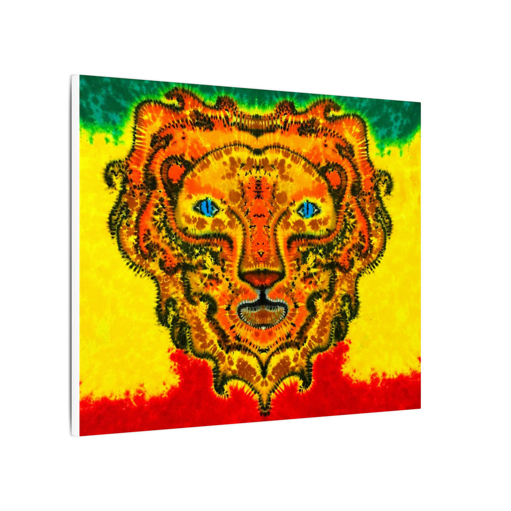Rasta Lion Tie-Dye Canvas Print | JamminOn