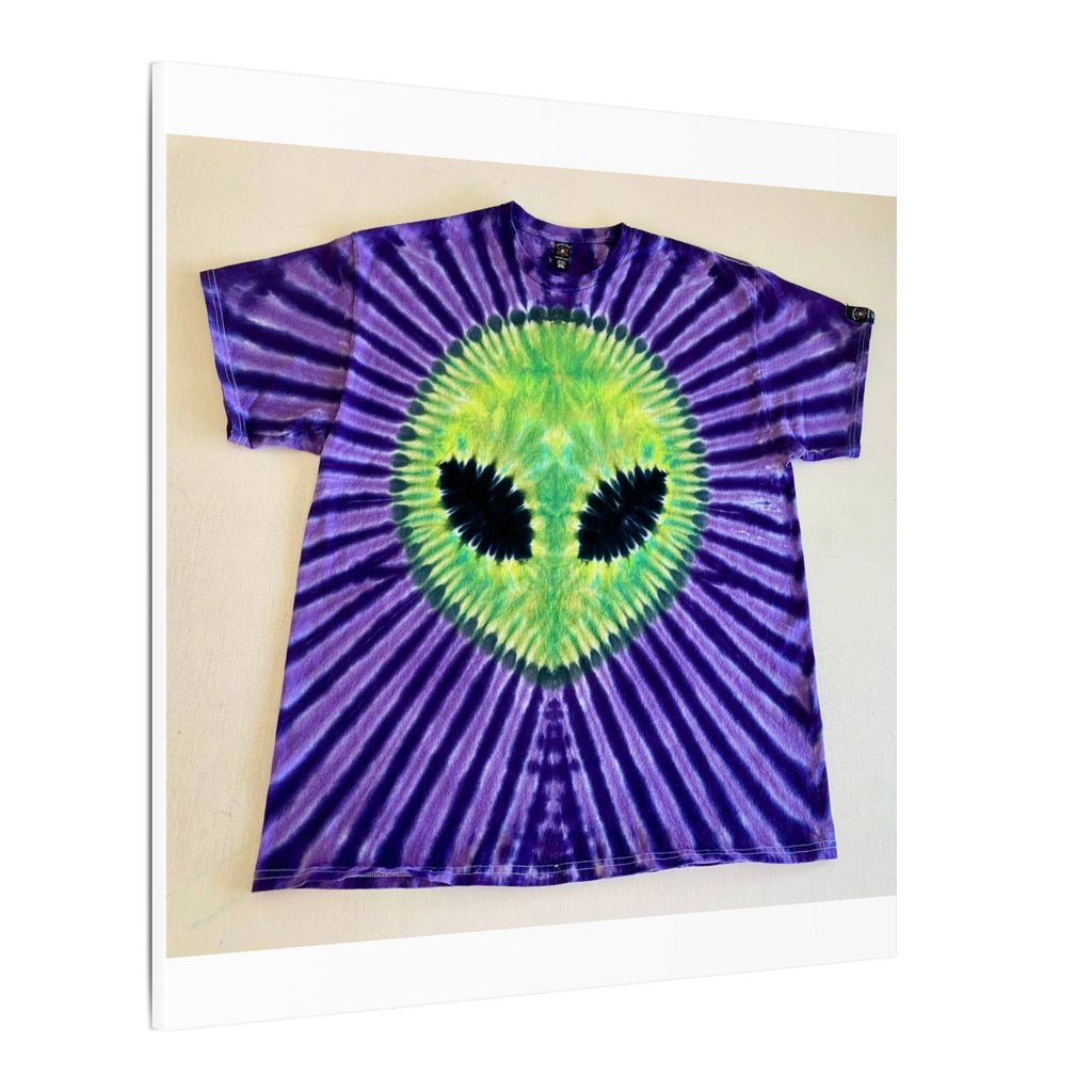 Alien Starburst Tie-Dye Wall Art Canvas Print | JamminOn