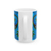 Stealie Turtle Mandala Tie-Dye Ceramic Mug | JamminOn