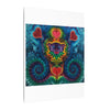Cosmic Bear Hearts Tie-Dye Wall Art Canvas Print | JamminOn