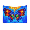 Blue Moth Tie-Dye Psychedelic Wall Tapestry | JamminOn