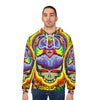 Stealie Yer Face Bear Heart Tie-Dye AOP Hoodie | JamminOn
