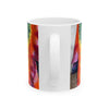 Rainbow Bear Full Spectrum Psychedelic Tie-Dye Coffee Mug | JamminOn