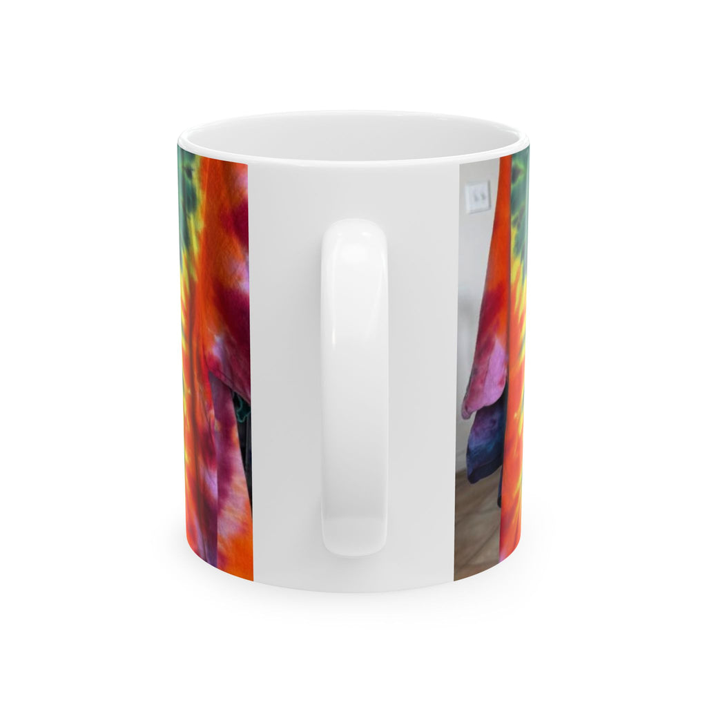 Rainbow Bear Full Spectrum Psychedelic Tie-Dye Coffee Mug | JamminOn