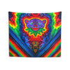 Purple Bear Chevron Tie-Dye Wall Tapestry | JamminOn