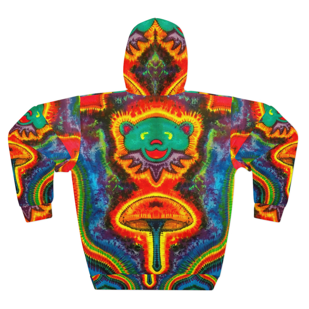 Bears and Mushrooms Tie-Dye AOP Hoodie | JamminOn