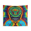 Mushroom Skull Mandala Tie-Dye Tapestry | JamminOn