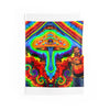 Psychedelic Mushroom Spiral Tie-Dye Wall Tapestry | JamminOn