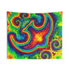 Om Symbol Rainbow Tie-Dye Wall Tapestry | JamminOn
