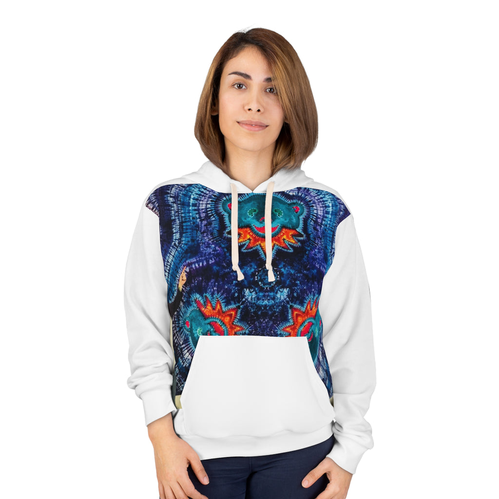 Cosmic Bear Mandala Tie-Dye AOP Hoodie | JamminOn