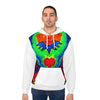 Orange Bear Rainbow Spirals Tie-Dye AOP Hoodie | JamminOn