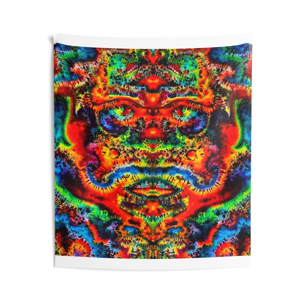 Abstract Mirror Mandala Tie-Dye Wall Tapestry | JamminOn