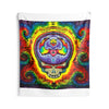 Stealie Skull Bear Heart Tie-Dye Wall Tapestry | JamminOn