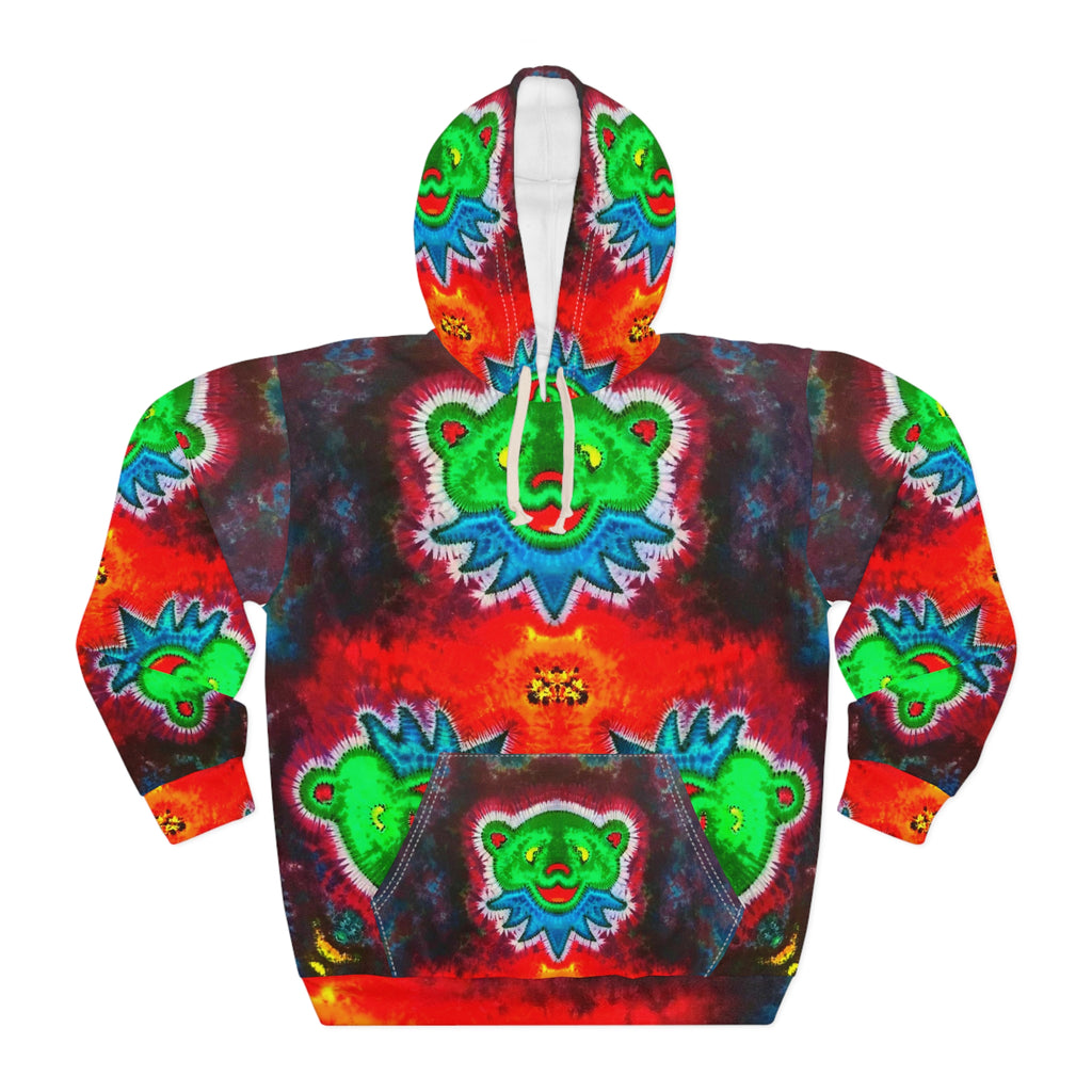 Three Dancing Bears Tie-Dye AOP Hoodie | JamminOn