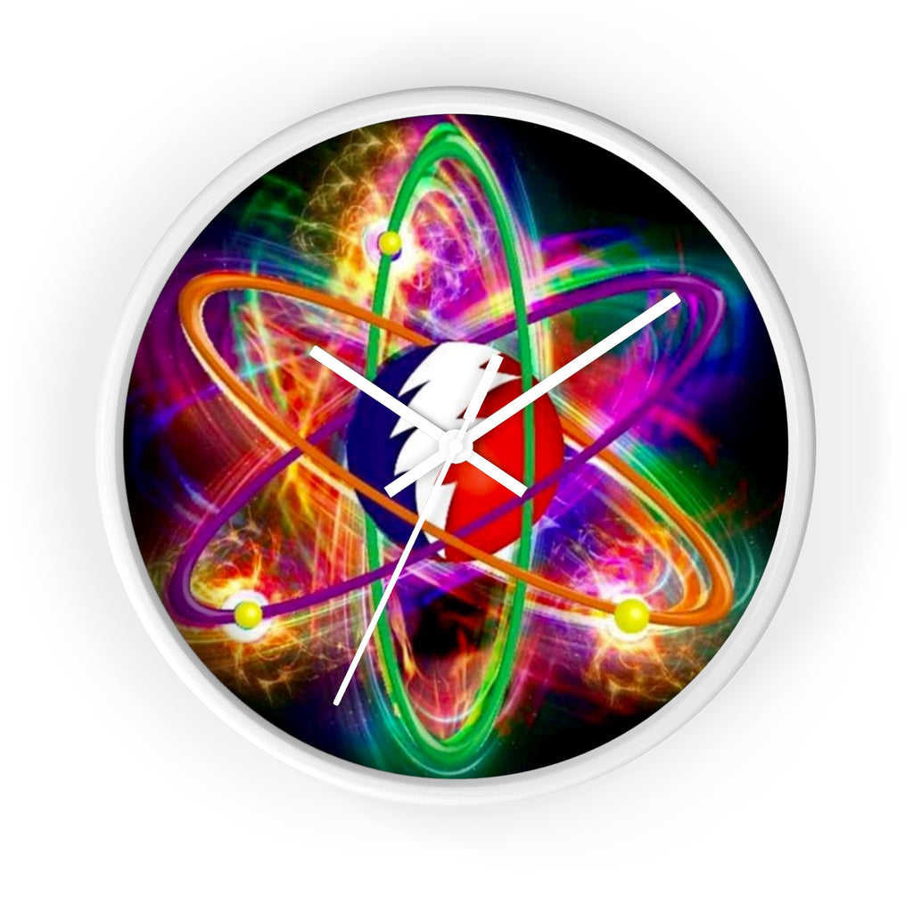 Psychedelic Tie-Dye Wall Clock | JamminOn Festival Home Decor