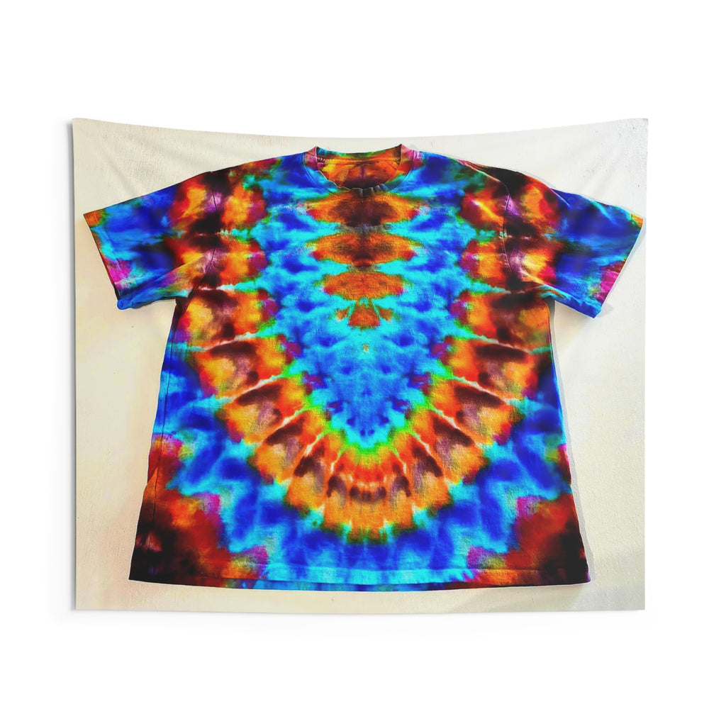Ice Dye Abstract Tie-Dye Wall Tapestry | JamminOn