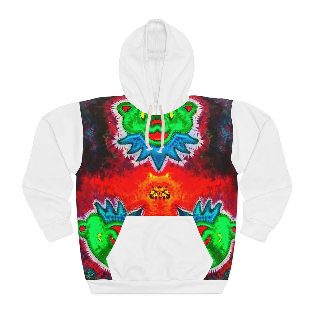 Triple Dancing Bears Tie-Dye AOP Hoodie | JamminOn