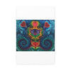 Cosmic Bear Hearts Tie-Dye Wall Art Canvas Print | JamminOn