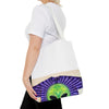 Alien Starburst Psychedelic Tie-Dye Tote Bag | JamminOn