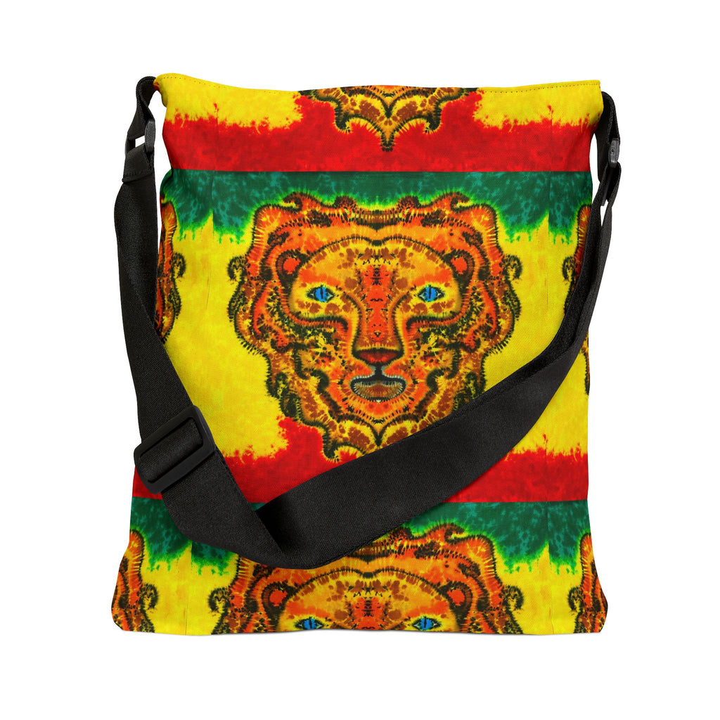 Rasta Lion Tie-Dye Tote Bag | JamminOn
