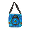 Stealie Turtle Mandala Tie-Dye Tote Bag | JamminOn