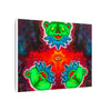 Triple Dancing Bears Tie-Dye Canvas Print | JamminOn
