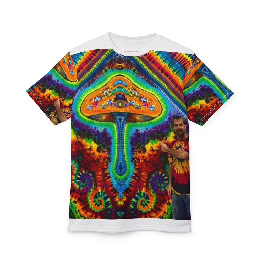 Psychedelic Mushroom Spiral Tie-Dye AOP Shirt - JamminOn