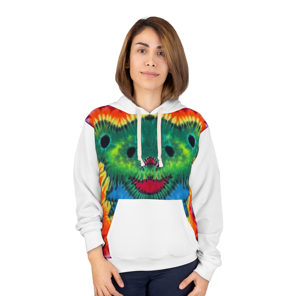 Rainbow Bear Full Spectrum Tie-Dye AOP Hoodie | JamminOn