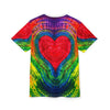 Rainbow Heart Tie-Dye AOP Shirt | JamminOn