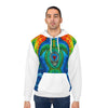 Rainbow Arch Sea Turtle Tie-Dye AOP Hoodie | JamminOn