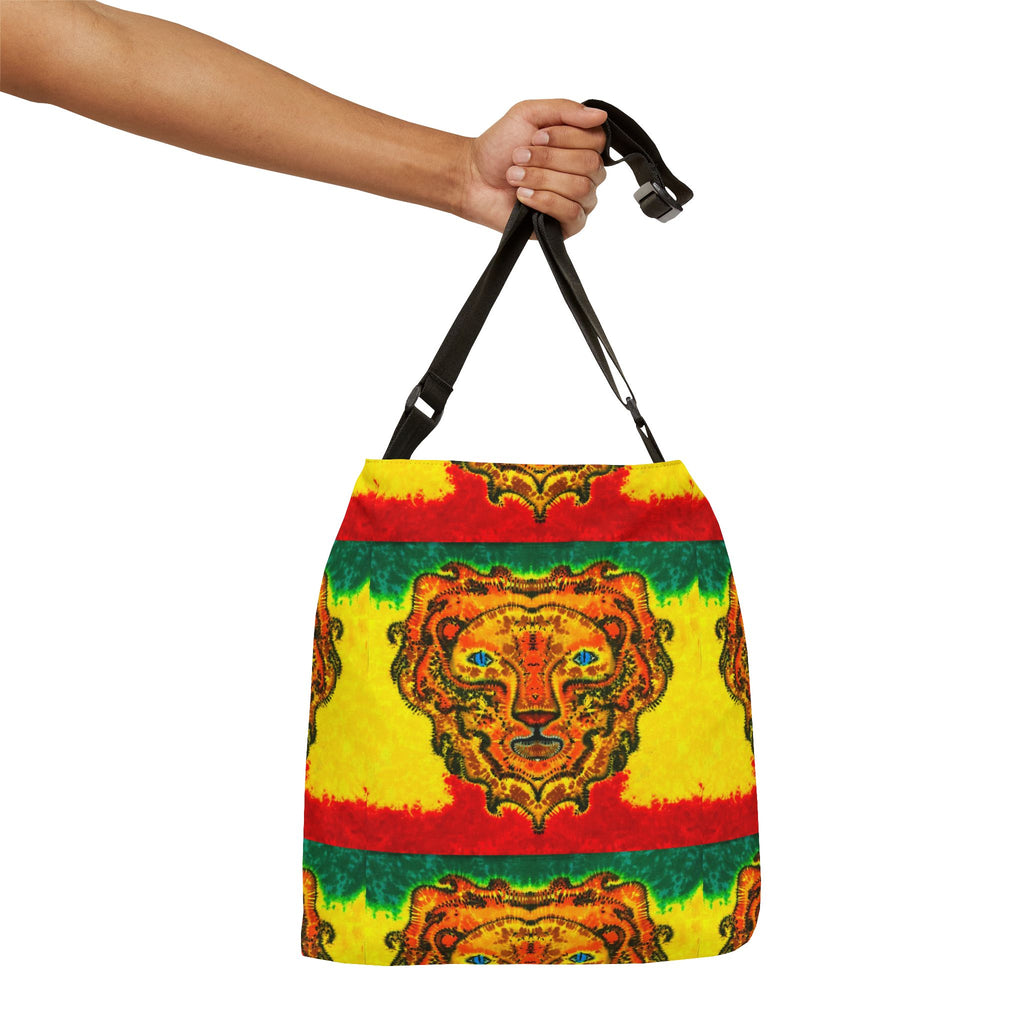 Rasta Lion Tie-Dye Tote Bag | JamminOn