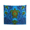 Sea Turtle Family Tie-Dye Wall Tapestry | JamminOn